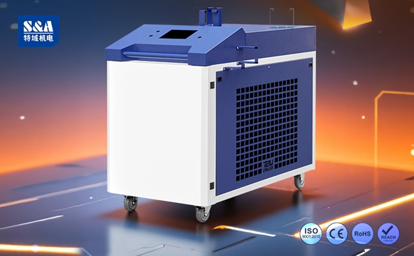 特域CWFL-6000ENW12一体式冷水机：6kW手持激光清洗系统专业制冷解决方案